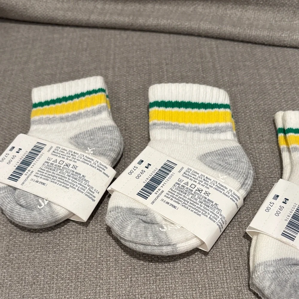 Janie and Jack baby Boys sock bundle NWT